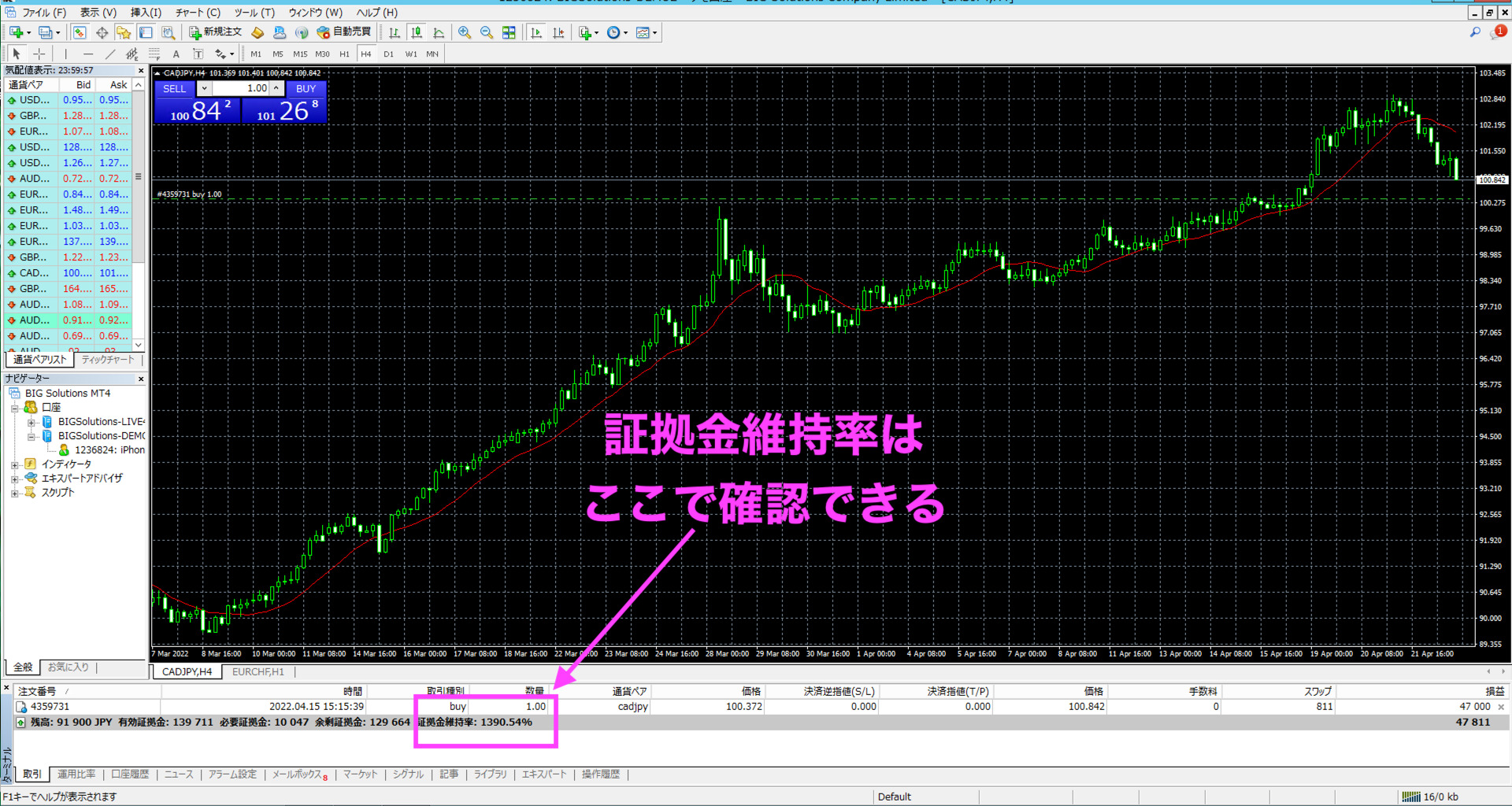 BigBossはロスカットされにくい！証拠金維持率が低下した時の対策を紹介 - BigBossコラム