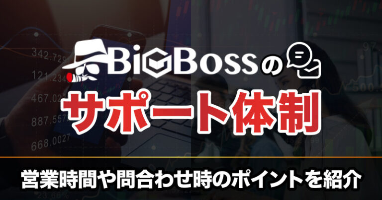 bigbissのサポート体制