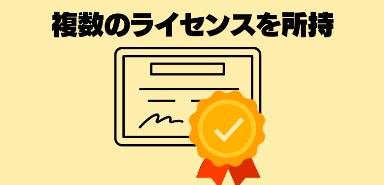 bigbossは複数のライセンスを所持