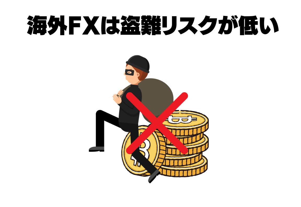 海外fxは盗難リスクが低い