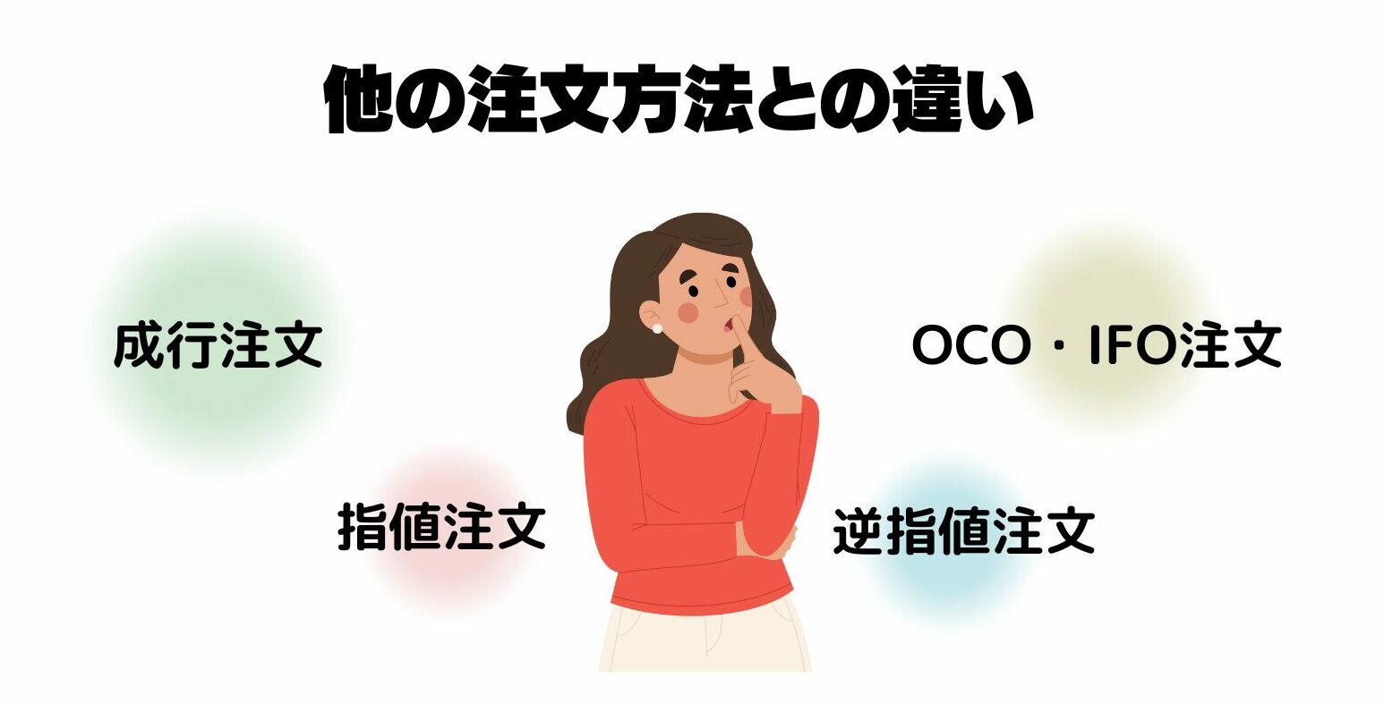 IFD注文と他の注文方法違い