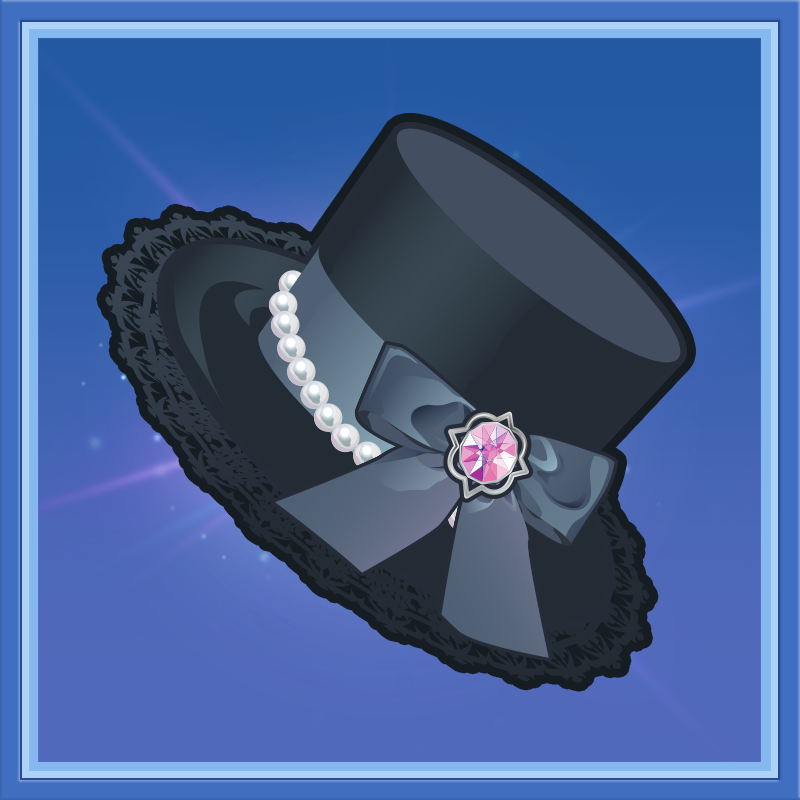 ゴージャスなシルクハット