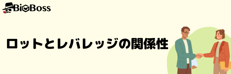 ロットとレバレッジの関係性