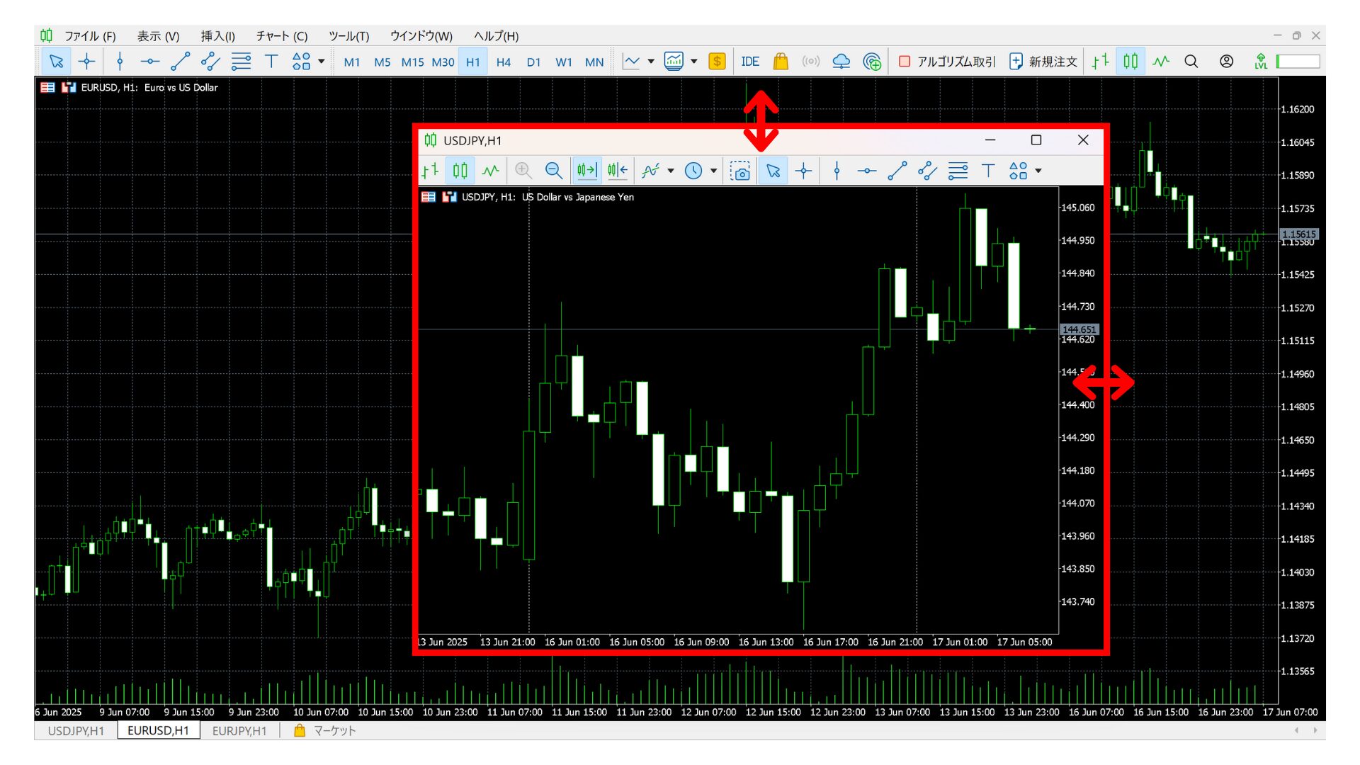 MT5ドッキング解除3