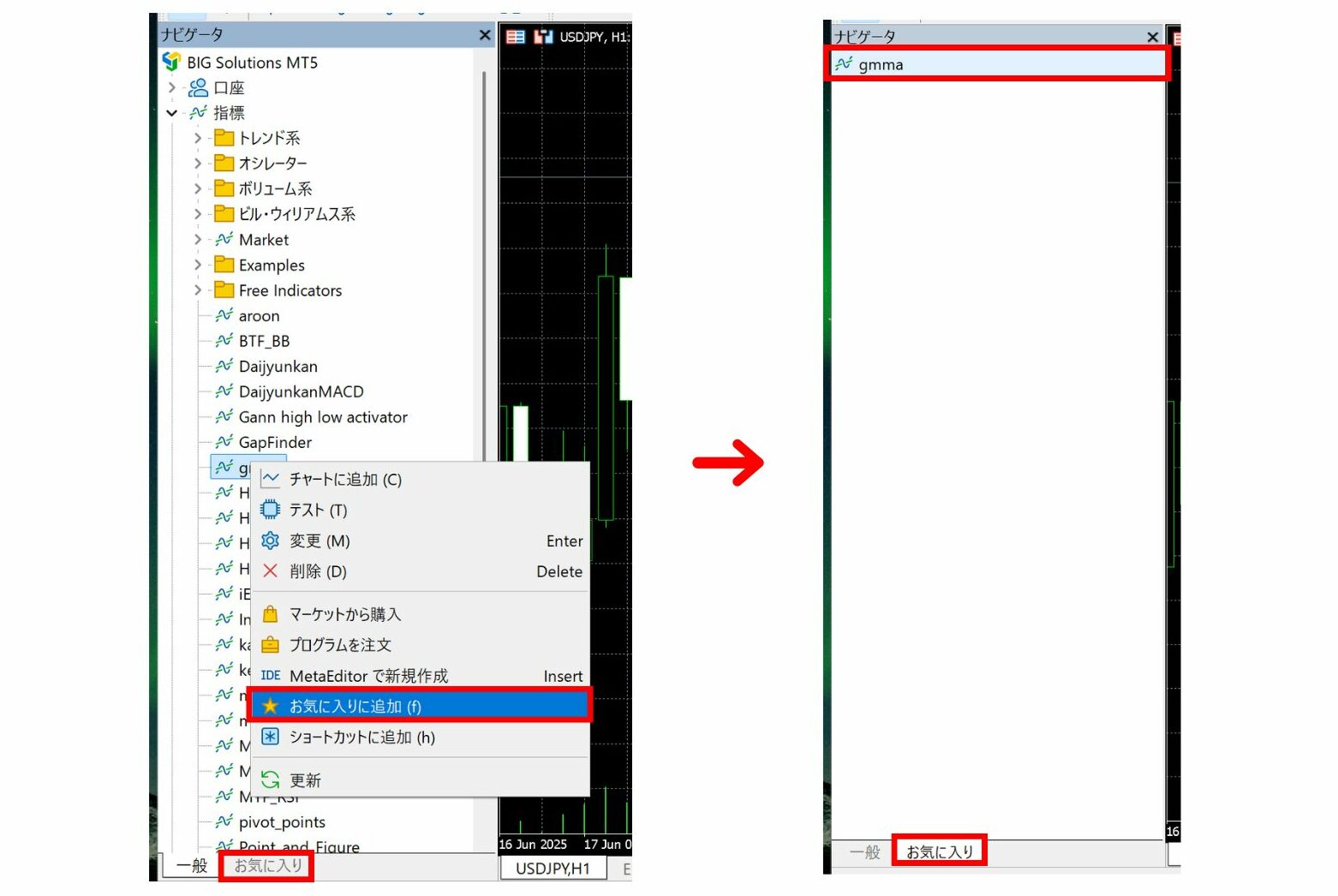 mt5ナビゲーターウィンドウ7