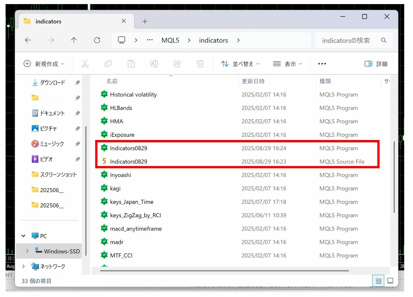 mt5カスタムインジケーター10