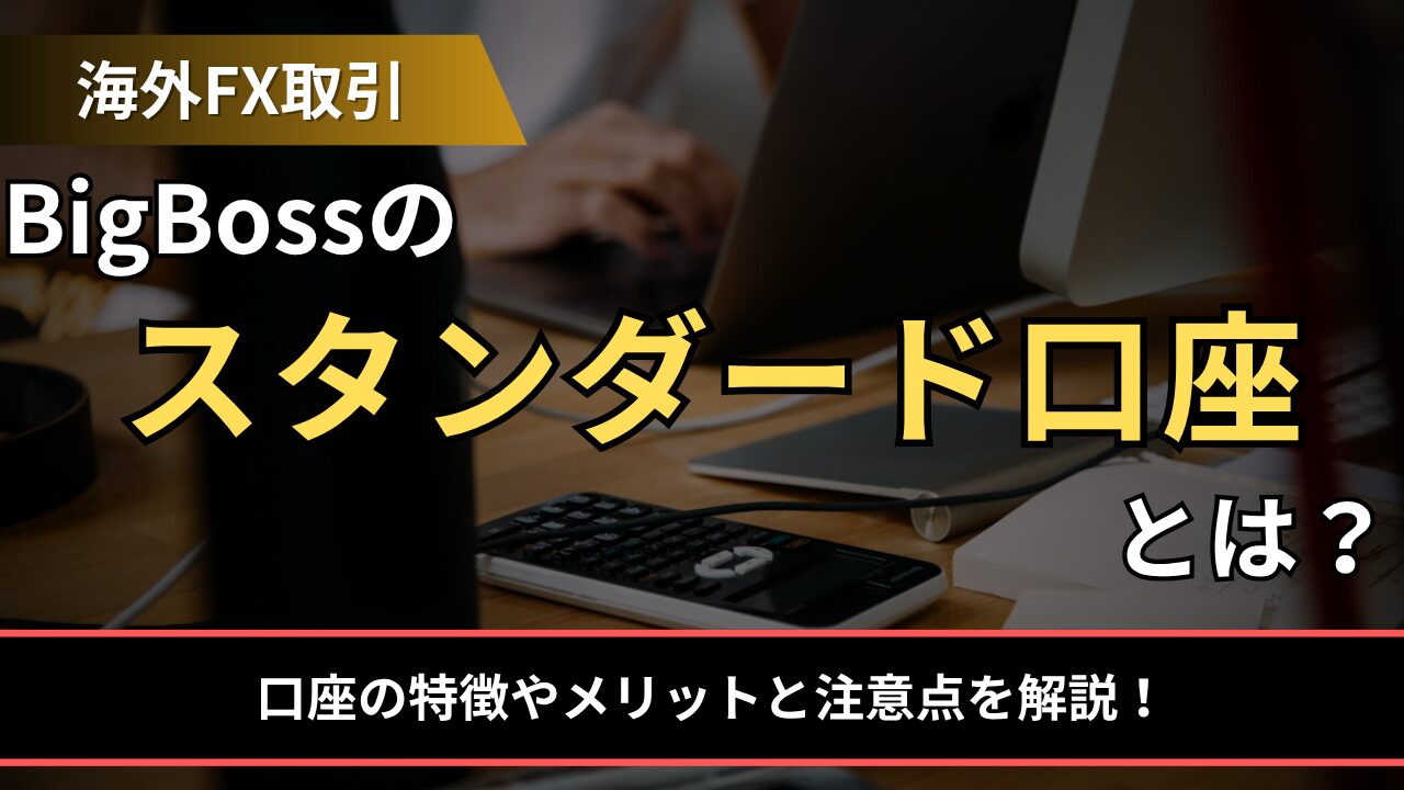 BigBossのスタンダード口座とは？