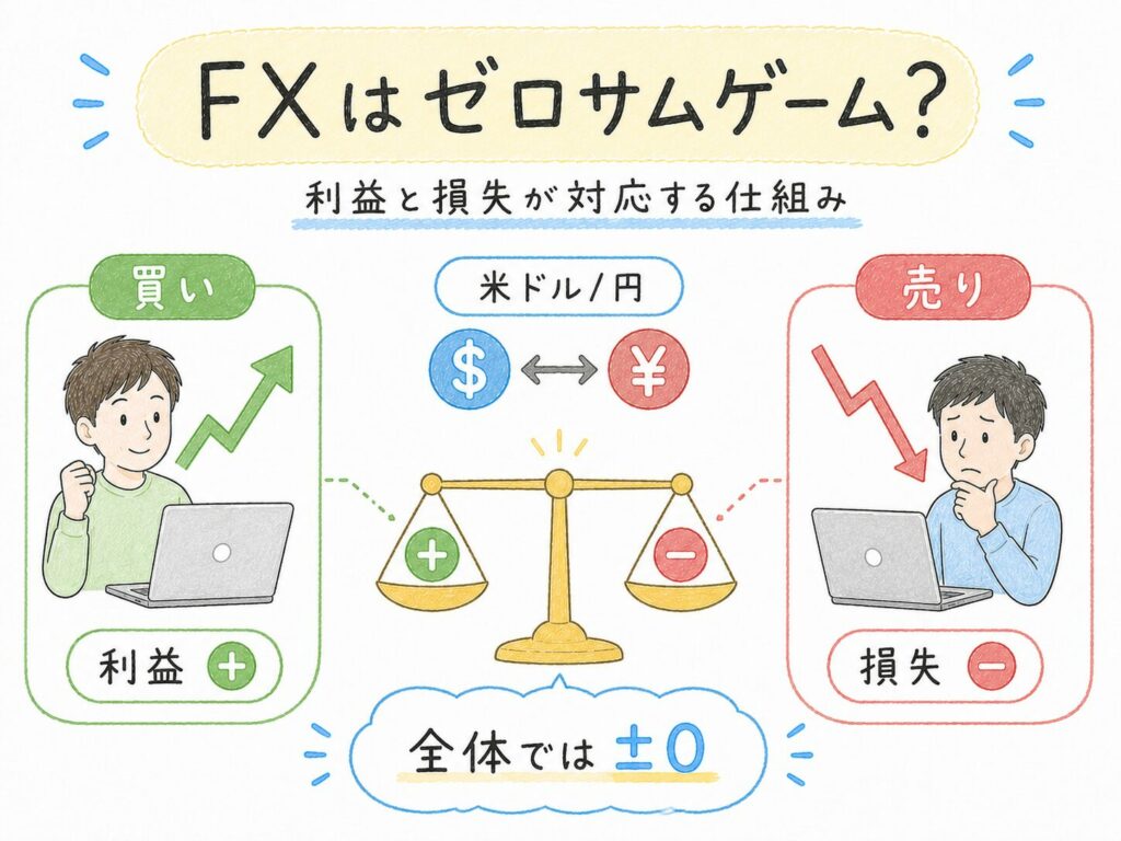 FXはゼロサムゲーム？