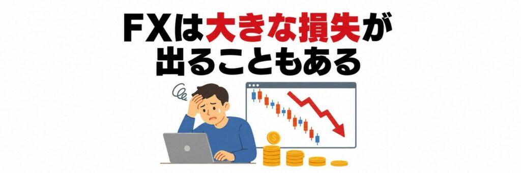 大きな損失を出す可能性がある