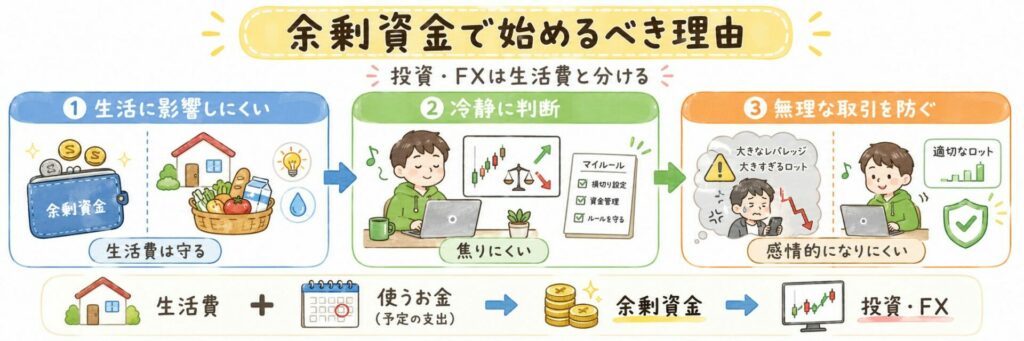 余剰資金で投資やFXを始めるべき理由