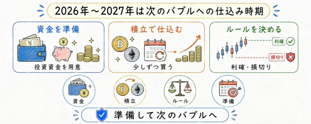 2026年～2027年は次のバブルへの仕込み時期