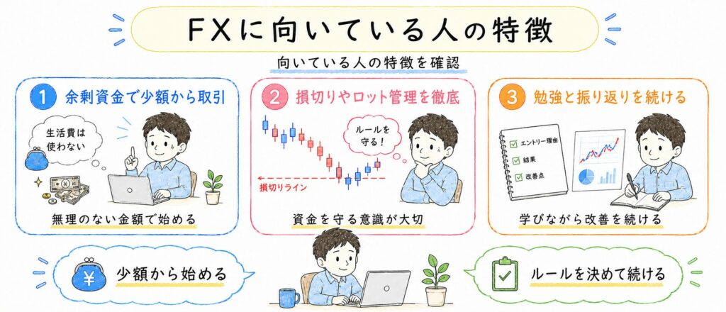 FXに向いている人の特徴