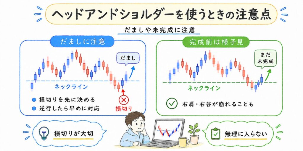 ヘッドアンドショルダーを使うときの注意点