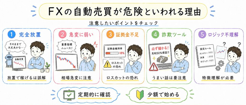 FXの自動売買が危険といわれる理由