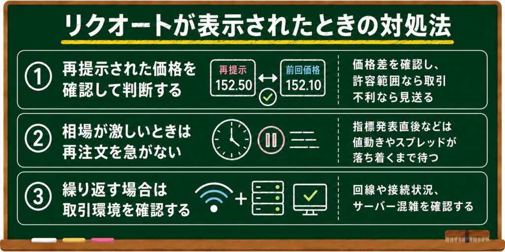 リクオートが表示されたときの対処法