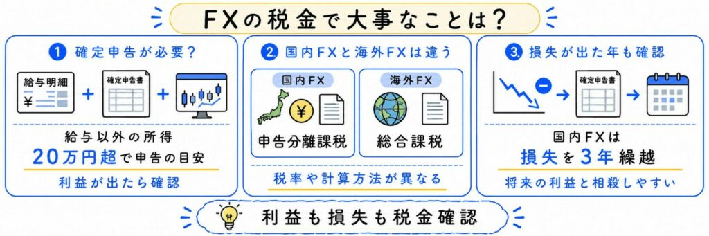 FXで利益が出たら税金も確認しておこう