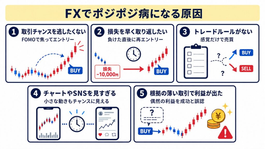 FXでポジポジ病になる原因