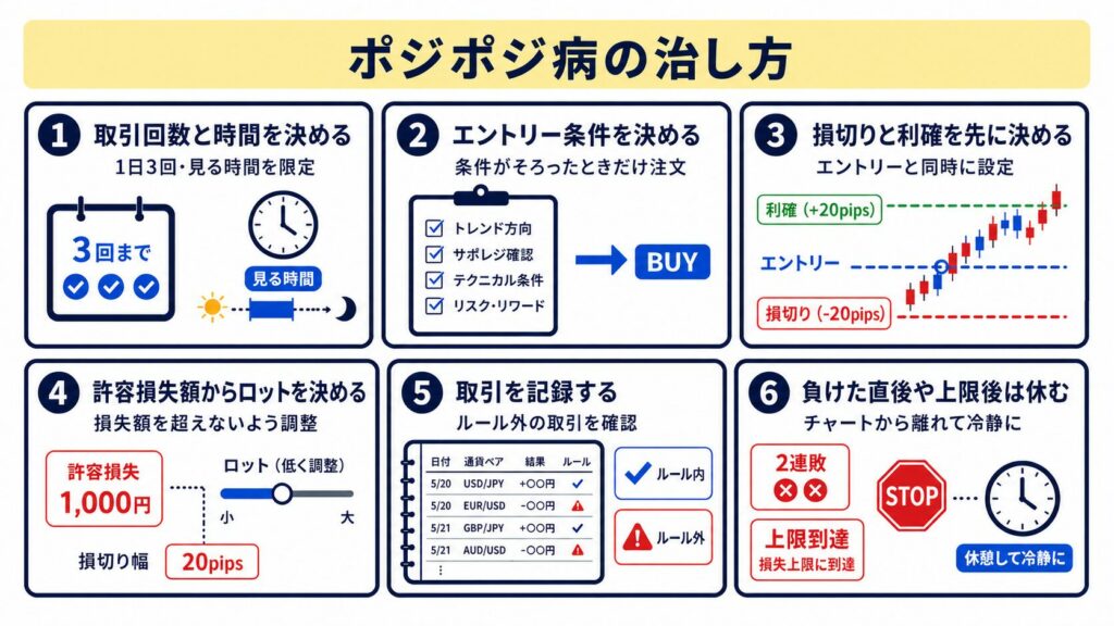 ポジポジ病の治し方