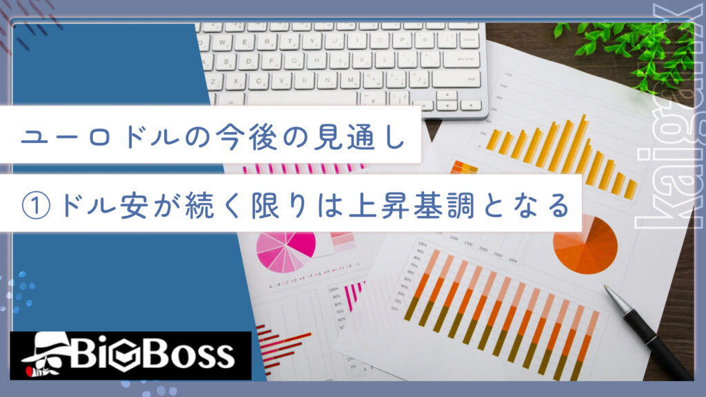 ユーロドルの今後の見通し①ドル安が続く限りは上昇基調となる