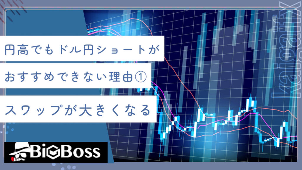 円高でもドル円ショートがおすすめできない理由①スワップが大きくなる