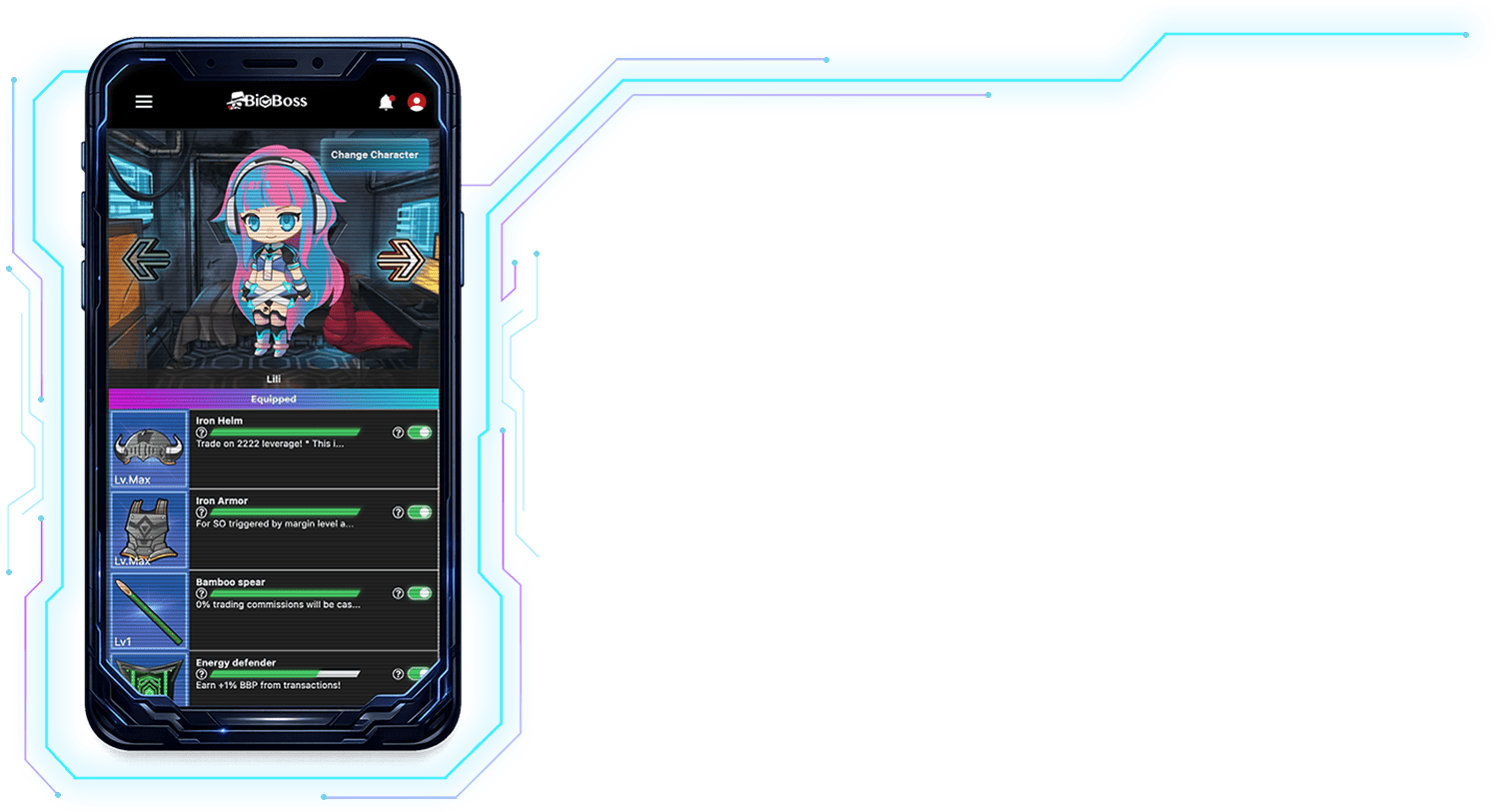 Home screen