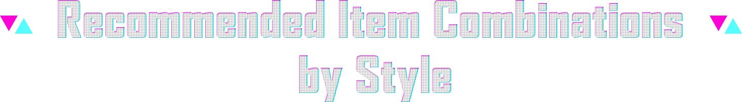 Recommended Item Combinations by Style