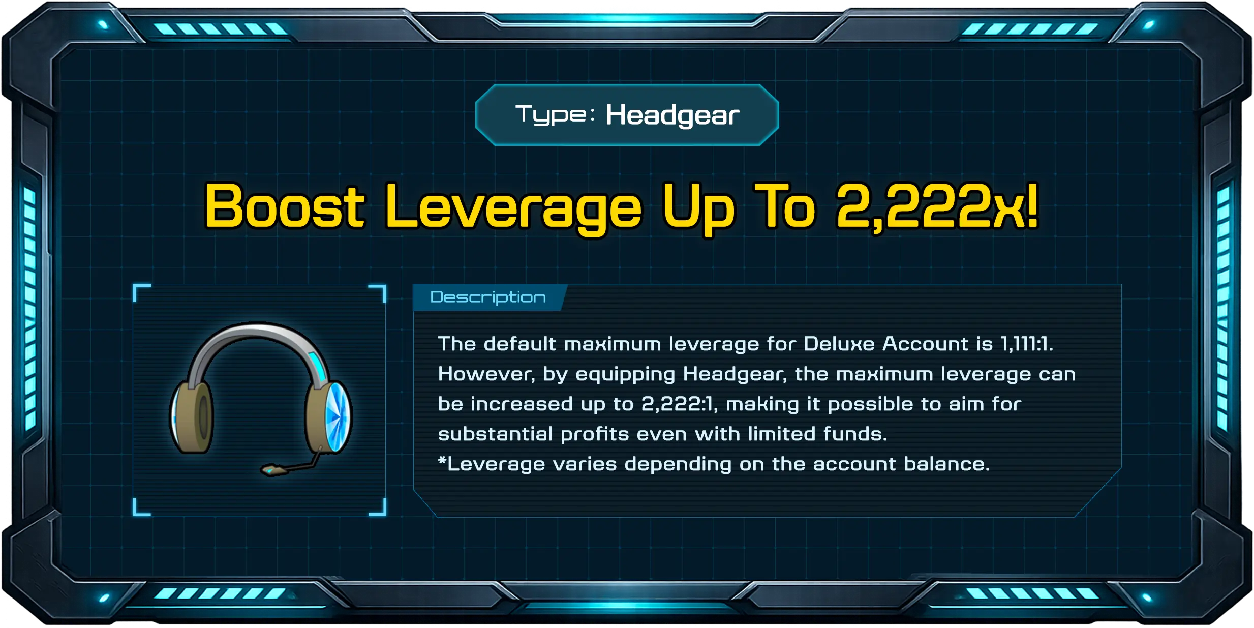 Boost Leverage Up to 2,222x!